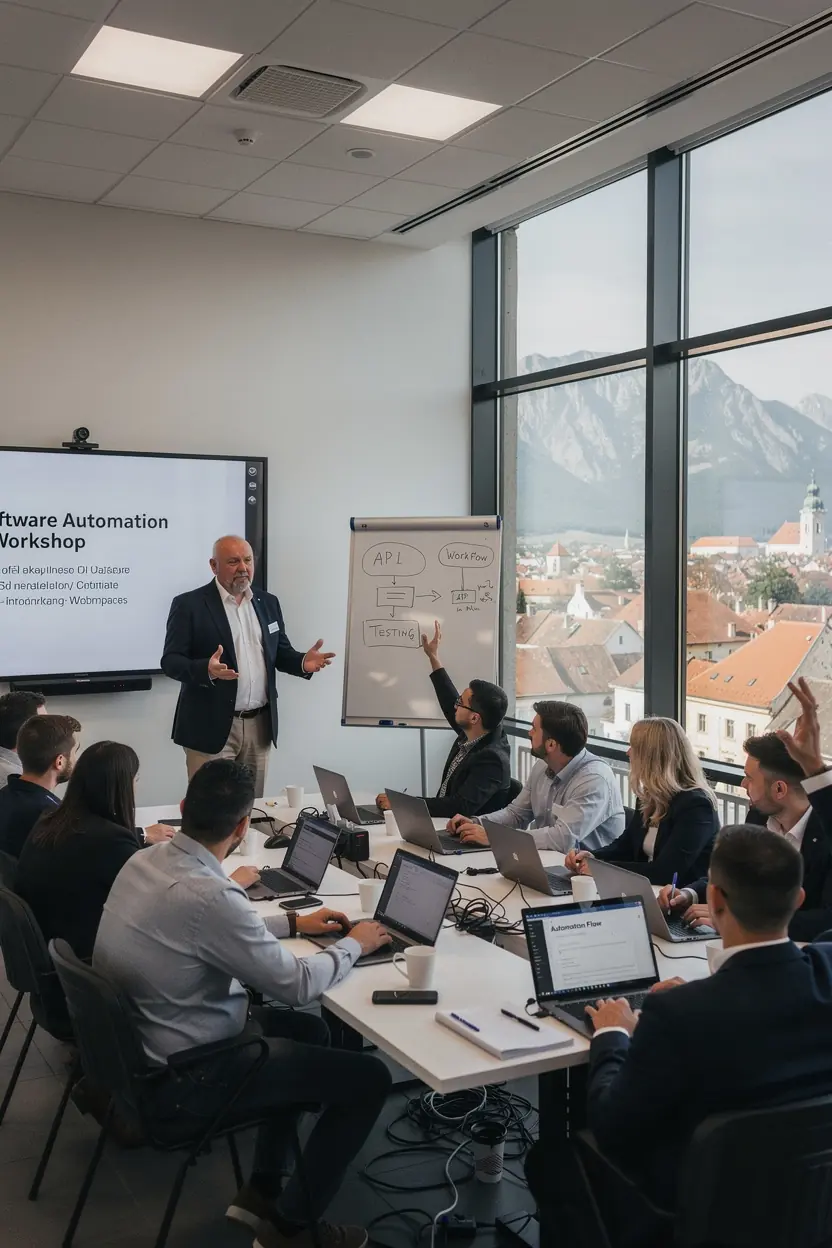 Modern office environment