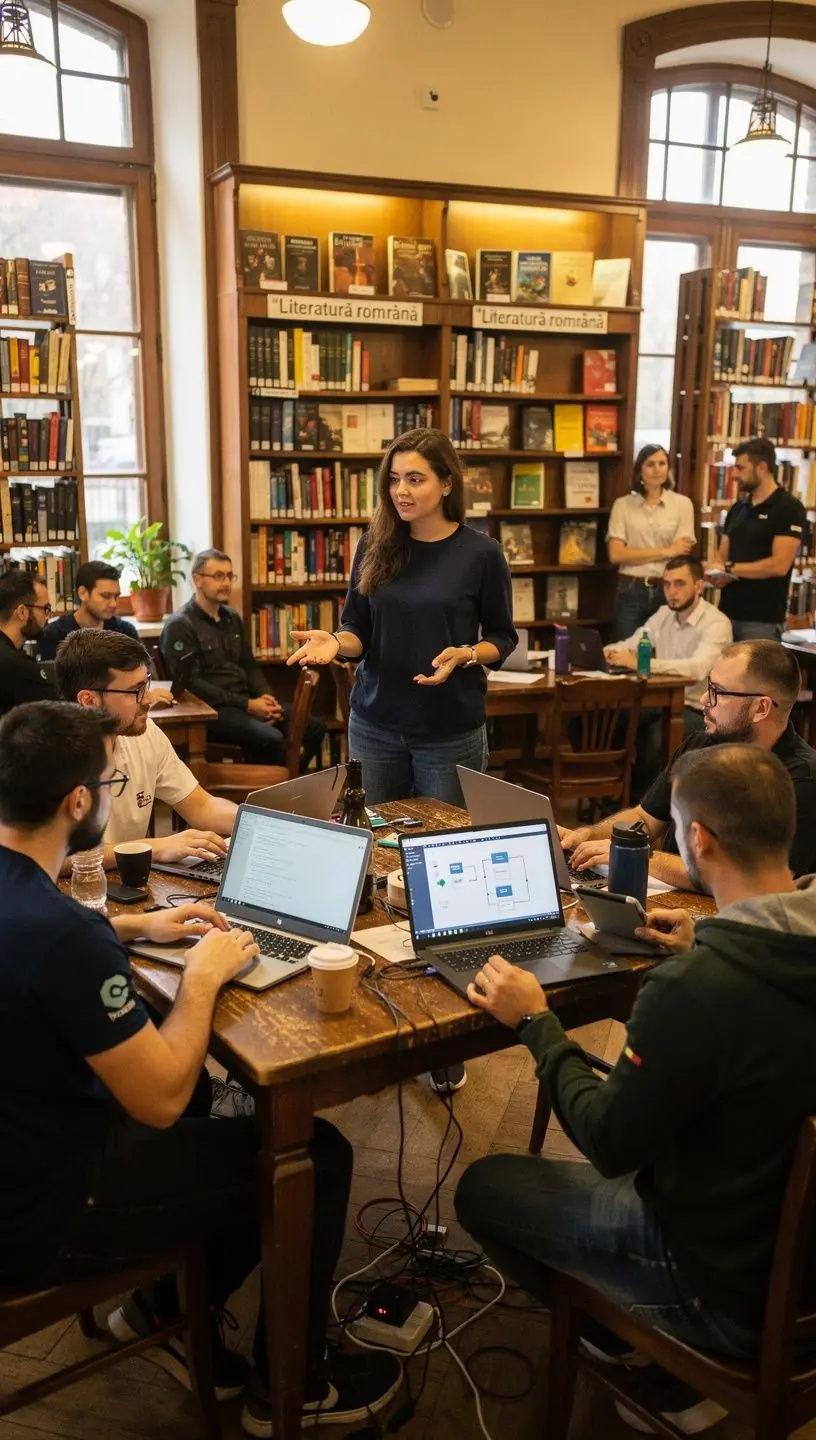 Professional team collaboration